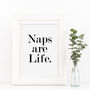 Naps Are Life Print, thumbnail 2 of 3