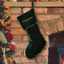Personalised Luxury Plush Velvet Christmas Stocking, thumbnail 6 of 9