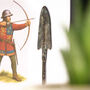 English Crusade Arrow Frame And Watercolour Illustration, thumbnail 2 of 5