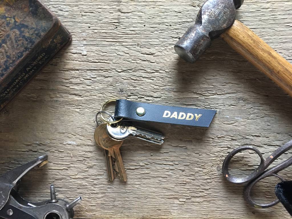 Image of Personalised Daddy Keyring