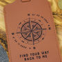 Personalised Special Location Coordinates Luggage Tag, thumbnail 3 of 6
