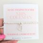 Thank You Teacher Gift | Personalised Silver Plated Bracelet, thumbnail 1 of 6