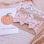 Autumn Pumpkin Bow Headbands, thumbnail 5 of 7