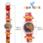Kids Dinosaur Red Triceratops Watch, thumbnail 3 of 3