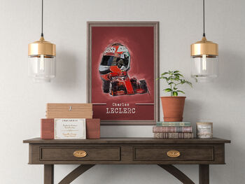 Charles Leclerc Wall Art Poster, 3 of 4