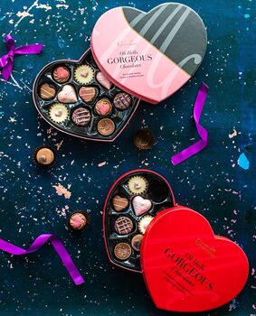 Heart Shaped Box Of Luxury Handmade Chocolates, 6 of 10