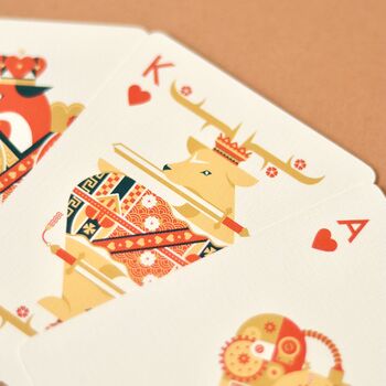 Quinn The Fox Playing Cards, 3 of 4