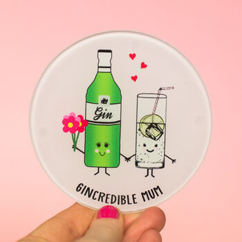 Funny Gin Coaster For Mum, 2 of 5