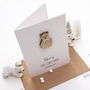 First Christmas Personalised Bear Stocking, thumbnail 6 of 7