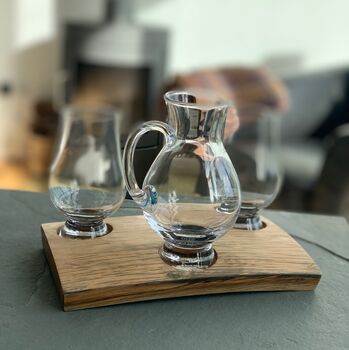 Glencairn Whisky Glass And Jug Holder Set, 3 of 7