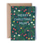 Christmas Card For Mum, Merry Christmas Mum Card, thumbnail 2 of 2
