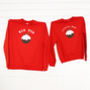 'Big Pud Little Pud' Couples Christmas Jumpers, thumbnail 1 of 1