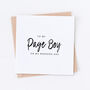 Page Boy Wedding Bridal Card, thumbnail 1 of 5