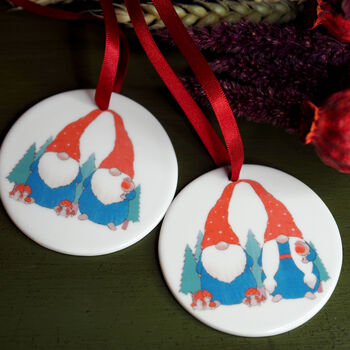 Gonk Couple Christmas Decoration, 2 of 3