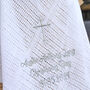 Personalised Cellular Cotton Blanket For Christening, thumbnail 3 of 8