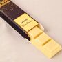 Four Small Luxury Belgian White Chocolate Bars, thumbnail 5 of 5