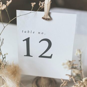 Rachel Table Numbers, 4 of 4