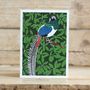 Lady Amherst Pheasant Greeting Card, thumbnail 2 of 2