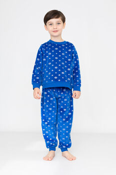 Children's Personalised Christmas Snowflake Pyjamas, 6 of 10