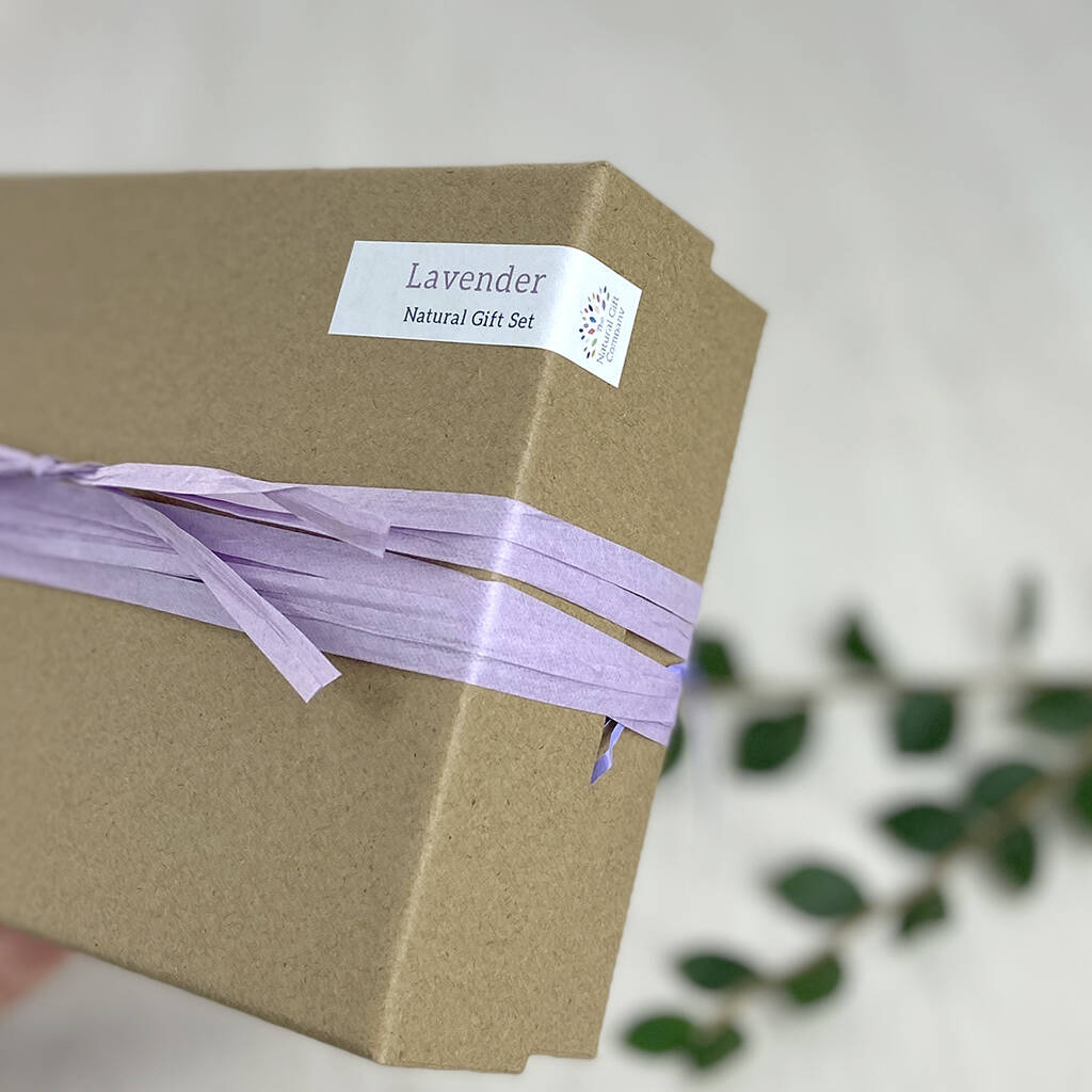 Lavender Natural Gift Set By Green Tulip | notonthehighstreet.com
