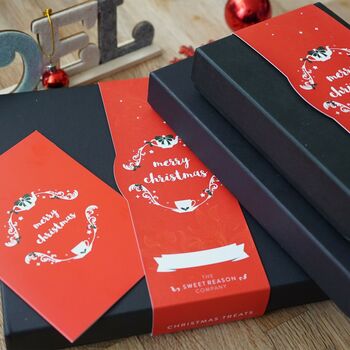 Indulgent Christmas Vegan Brownie Gift Box, 7 of 7