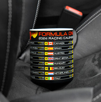 Formula One 2024 Calendar Rb Edition Mug, 2 of 6