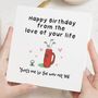 Funny Personalised Golf Birthday Card For Boyfriend, thumbnail 1 of 7