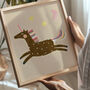Prancing Unicorn Print, thumbnail 2 of 2