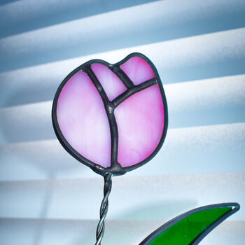 Tulip Everlasting Stained Glass Flowers, 7 of 11