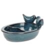 Ceramic Oval Bird Bath/ Feeder, thumbnail 3 of 4