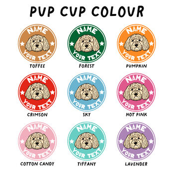 Personalised Dog Pawprint Puppaccino Pup Cup, 2 of 2