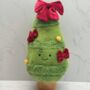 Kids Christmas Plush Tree Toy – Soft Cuddly Festive Gift With Bows, thumbnail 3 of 6