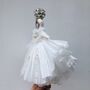 Diamante Crown Spun Cotton Christmas Decoration, thumbnail 4 of 7