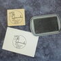 Personalised Circle Return Address Rubber Stamp, thumbnail 3 of 8