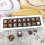 Chocolate Anniversary Gift With Personalised Year, thumbnail 8 of 12