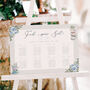 Vintage Tea Party Wedding Table Plan Acrylic Sign, thumbnail 2 of 4