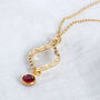 Moroccan Inspired Necklace With Birthstone Detail, thumbnail 3 of 10