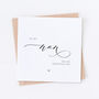 Nan On The Day Wedding Card, thumbnail 1 of 8