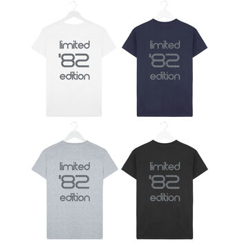 Personalised Year Limited Edition Back Print Tshirt, 3 of 7