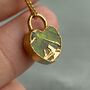 Padlock Heart Gemstone Necklace, thumbnail 6 of 10