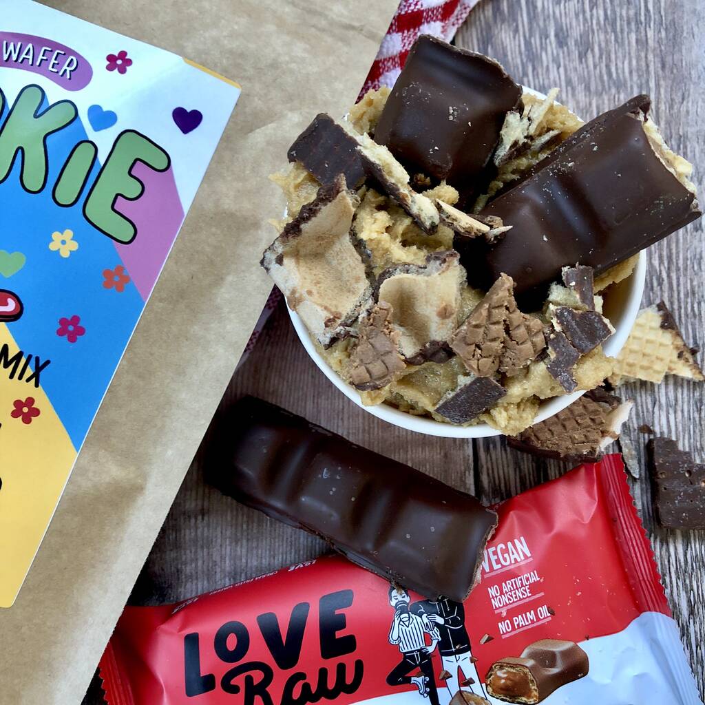 Indulgent Chocolate Wafer Cookie Dough Kit By Rainbow Sweets And Treats