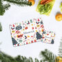 Personalised Father Christmas Kids Placemat Set, thumbnail 1 of 4