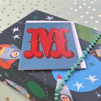 Mini M Alphabet Card, 3 of 5