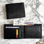 Black Soft Leather Wallet Rfid Blocking, thumbnail 1 of 3