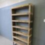 Industrial Reclaimed Steel Wood Bookcase Shelf Unit 259, thumbnail 1 of 6