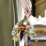 Summer Meadow Dried Flower Wedding Posy, thumbnail 7 of 9
