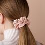 Pusheen The Cat Pink Strawberry Milk Carton Hair Scrunchie, thumbnail 1 of 6