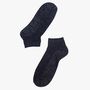 Women's Glitter Anklet Socks Black Rainbow, thumbnail 1 of 2