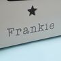 Personalised Large Grey Star Design Toy Box, thumbnail 3 of 3
