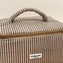 Travel Towel Vanity Case Chestnut Stripes, thumbnail 2 of 4